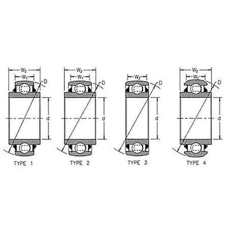Aftermarket Universal Square Bore Heavy Disc Bearing Spherical Relubri Fits CATed SBP238481B SBP238481BIM